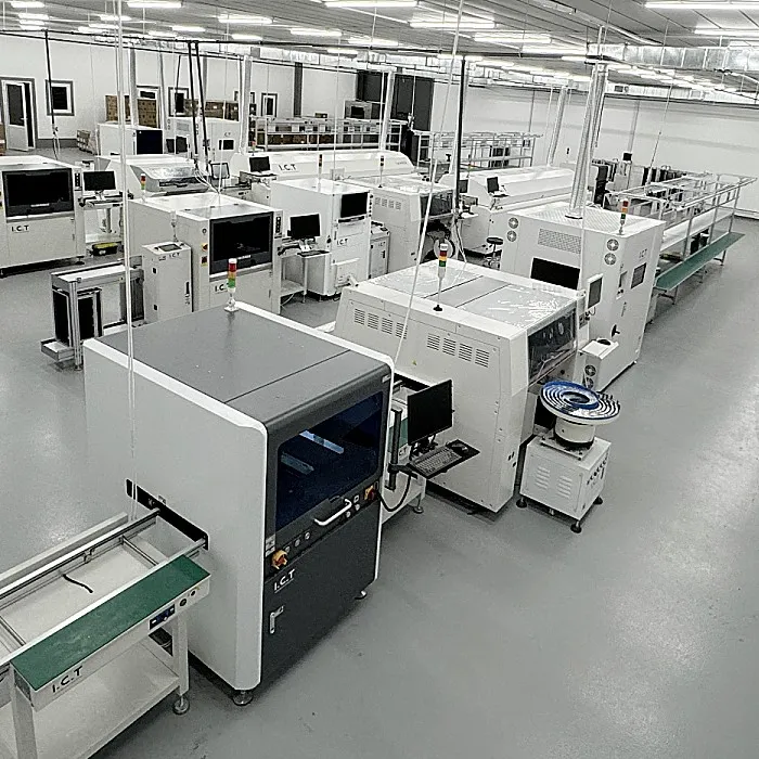 Surface-mount assembly line used for electronics production support