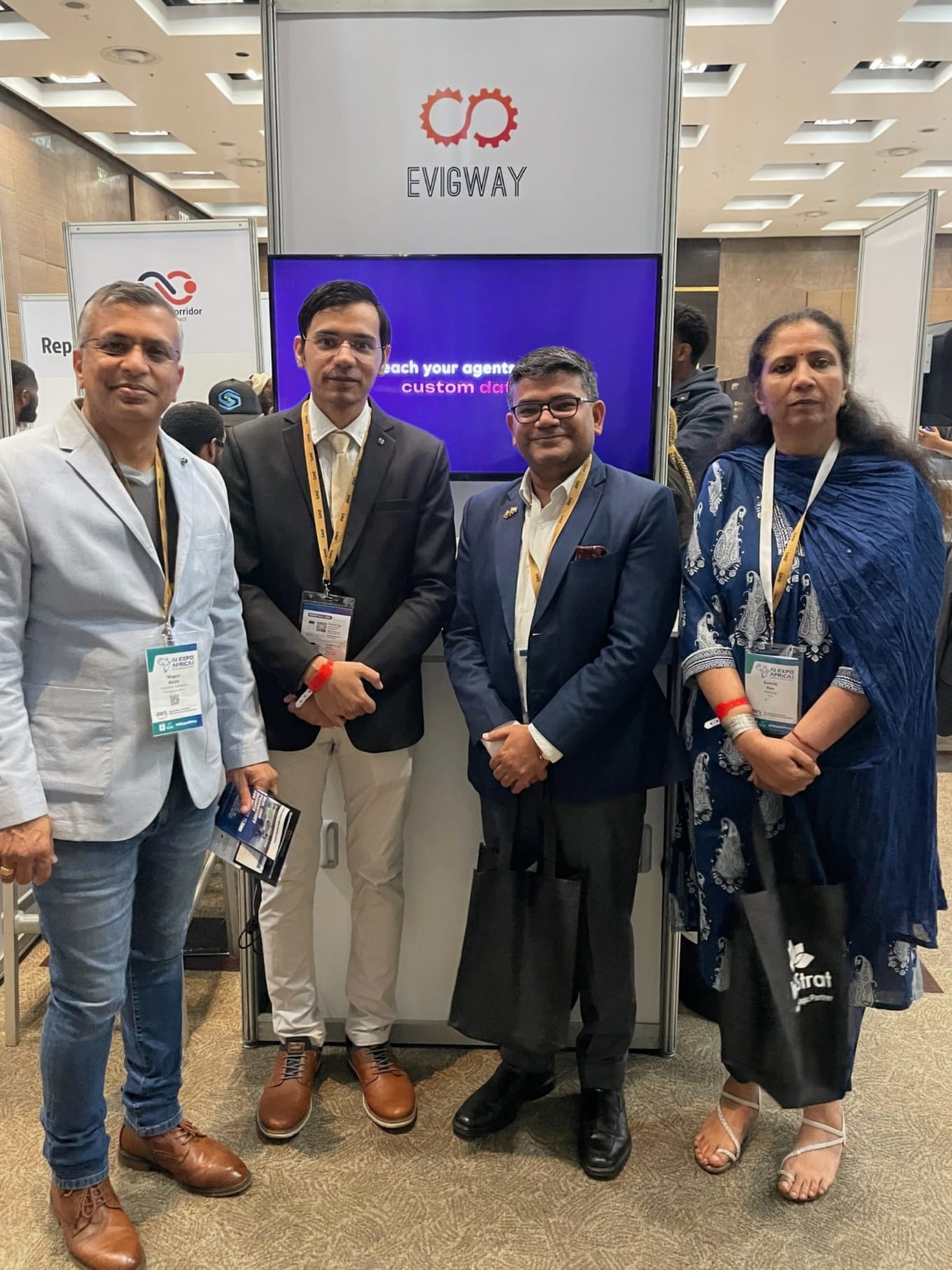EVIGWAY exhibits at AI Expo Africa 2025, Johannesburg