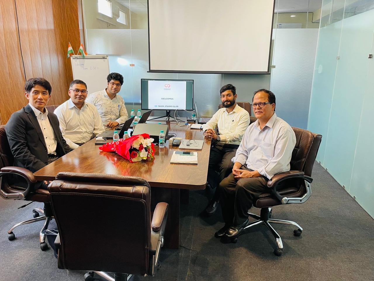 Daiichi Jitsugyo delegation visits the EVIGWAY facility