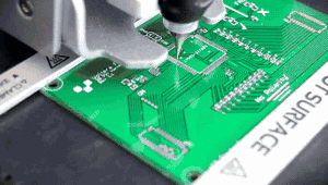 Automated probe inspection of a populated printed circuit board
